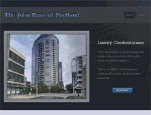 Tablet Screenshot of johnrossportland.com